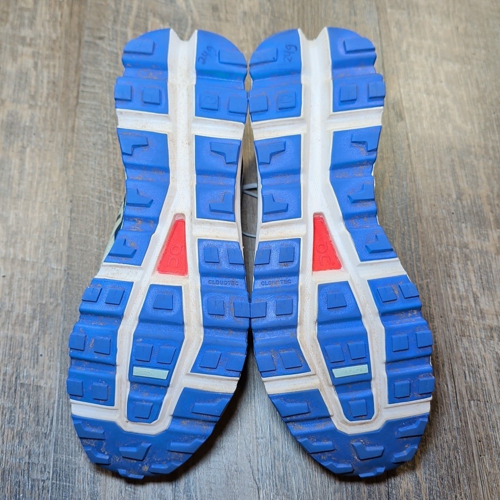 On Cloud Mens Size 12 Frost Ink Cloudvista Trail Hiking Sneakers Athleisure - Picture 11 of 13